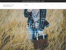 Tablet Screenshot of boundforfreedom.org